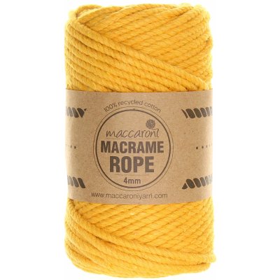 Maccaroni Rope 4 mm žlutá 408_01 – Zbozi.Blesk.cz