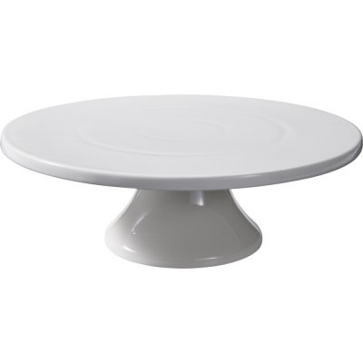 EXCELLENT HOUSEWARE Podnos na dort servírovací porcelán 28 cm bílý KO-210001740 – Sleviste.cz