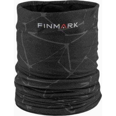 Finmark multifunctional scarf with fleece multifunkční šátek černá – Sleviste.cz