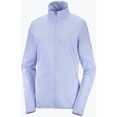 Salomon dámská fleece mikina Outrack Full Zip Mid modrá LC1710100