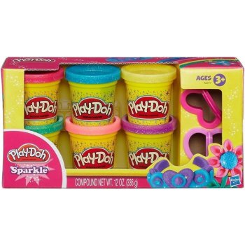 Play Doh Třpytivá modelína