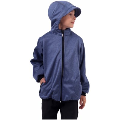 Dětská softshellová bunda tmavě modrý melír – Sleviste.cz