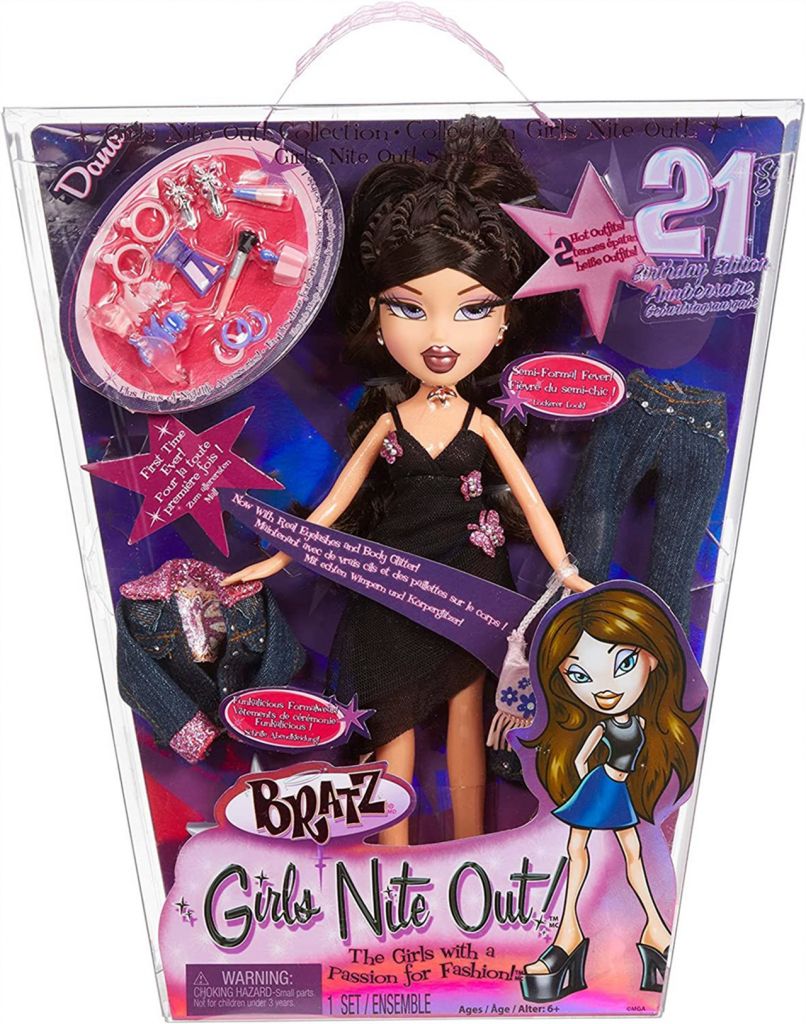 MGA Bratz Girls Nite Out Collection 21st Birthday Edition Fashion Doll Dana