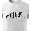 Dětské tričko dětské tričko Evoluce hokej, bílá