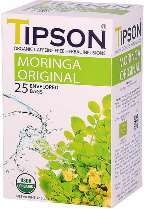 Tipson BIO Moringa original čaj 25 x 1,5 g