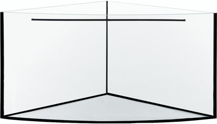 Diversa akvárium rohové Trio 107 x 107 x 60 cm