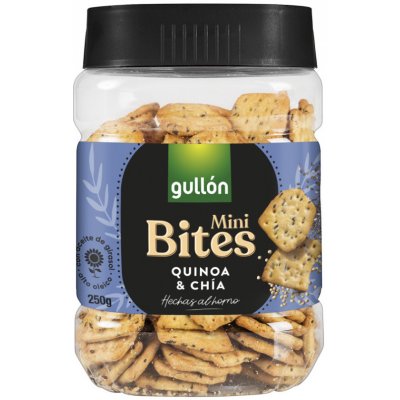 Gullón Crackers quinoa & chia slané sušenky 250 g – Zboží Mobilmania