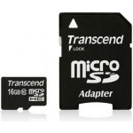 Transcend microSDHC 16 GB Class 10 TS16GUSDC10 – Hledejceny.cz
