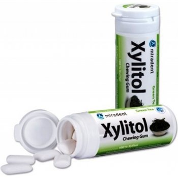 Miradent Xylitol žvýkačky, zelený čaj, 30ks