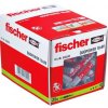 Hmoždinka talířová Fischer DUOPOWER 10x80 mm (balení 25 ks) - univerzální uzlovací hmoždinky, prodloužené