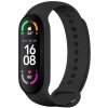 Řemínek k chytrému náramku FIXED Silicone Strap pro Xiaomi Band 7/ Mi Band 6/ Mi Band 5, černý FIXSSTB-989-BK