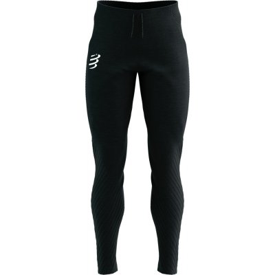 Compressport SEAMLESS PANTS Černá Bílá – Zboží Dáma