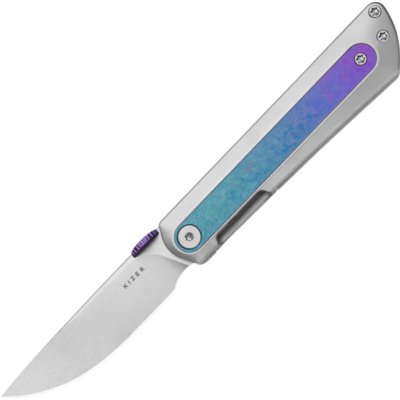 Kizer Quoll S45VN, Stonewash, Ti&Crystalized Titanium Ki3733A2 – Sleviste.cz