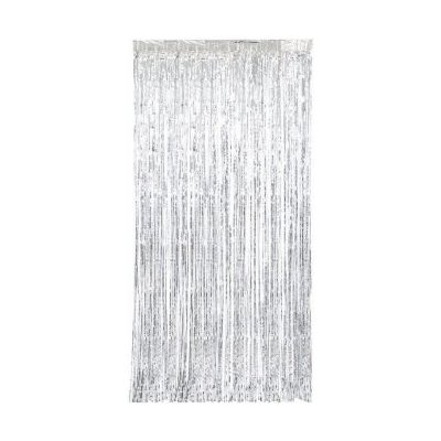 Unique Party závěs stříbrný 99x198cm – Zboží Mobilmania