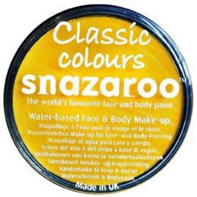 Obličejová barva Snazaroo žlutá 18ml