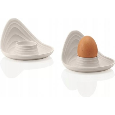Guzzini Tiera stojánky na vajíčka bílá 2 ks – Sleviste.cz