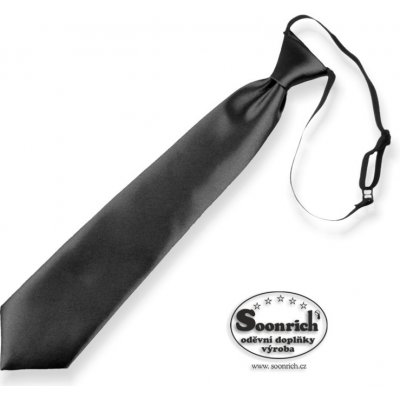 Soonrich kravata dětská černá na gumičku kde024 – Zboží Dáma