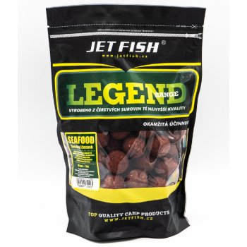 Jet Fish boilies Legend Range 3kg 20mm Seafood + švestka / česnek