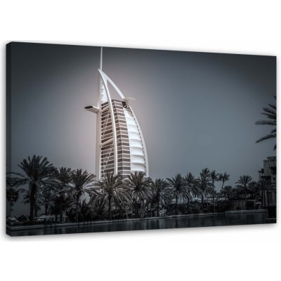 Gario Obraz na plátně Burj Al-arab hotel v Dubaji Rozměry: 60 x 40 cm – Hledejceny.cz
