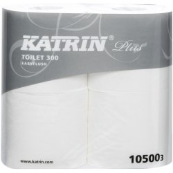Katrin Plus Toilet 300 Easy Flush toaletní papír pro chemická WC 1balení/ 4 ks 105003-1b