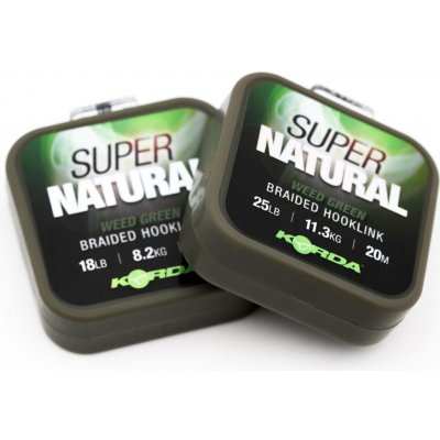 Korda Šňůra Super Natural 18lbs 20m Green – Sleviste.cz