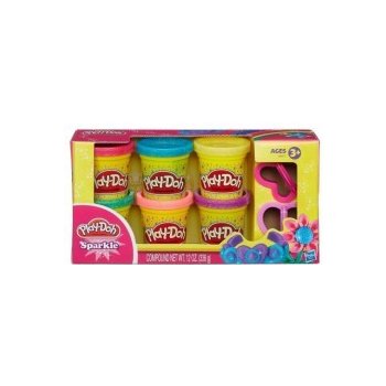 Play-Doh Třpytivá sada se 2 vykrajovátky