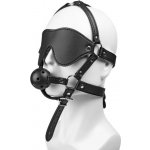 VšeNaSex.cz Roubík do úst Black Mask Ball Gag – Zboží Dáma