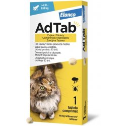 AdTab 48 mg žvýkací tablety pro kočky 2-8 kg 1 tbl