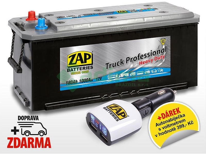 ZAP Truck Professional HD 12V 180Ah 1000A 68013