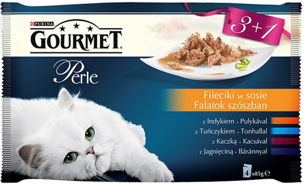 Gourmet Perle Standard krůtí 4 x 85 g