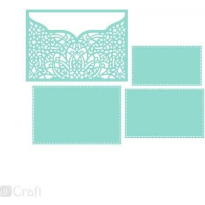 DP Craft vyřezávací šablona Pozvánka 12.1x14x4 cm – Zboží Dáma