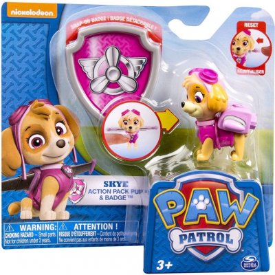 Spin Master Paw Patrol Skye s odznakem – Zboží Mobilmania