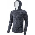 Giants fishing funkční tričko s dlouhým rukávem UV50+Hoodie Camo Grey – Zboží Dáma