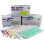 Med-Comfort Ústenky operační 3 vrstvé s gumičkou, žluté, 50 ks – Zboží Dáma