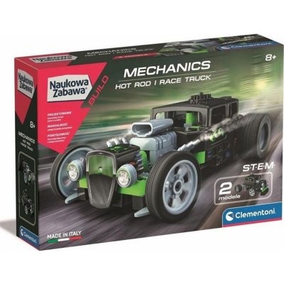 CLEMENTONI Science&Play Mechanická laboratoř Hot Rod a Race Truck 50792 – Zboží Mobilmania