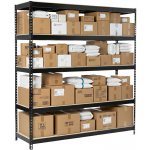 Mamutex Heavy Regál 2160 x 1400 x 500 mm 5 polic černý – Hledejceny.cz