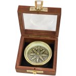 SEA CLUB Kompas mosazný antik 3D s větrnou ružicí v dřevěné krabičce 9382B – Zboží Dáma SEA CLUB Kompas mosazný antik 3D s větrnou ružicí v dřevěné krabičce 9382B – Zboží Dáma