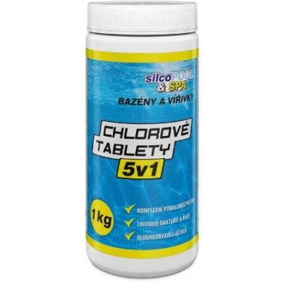 SILCO Chlorové tablety 5v1, 1 kg – Hledejceny.cz