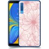 Pouzdro a kryt na mobilní telefon Samsung Pouzdro ACOVER Samsung Galaxy A7 2018 A750F s motivem Floral I