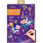 Avenir Škrabací kniha A5 Elfové v lese – Zboží Dáma