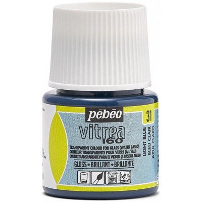 Pébéo Vitrea 160 Barva na sklo Light Blue 45 ml 1 ks – Hledejceny.cz