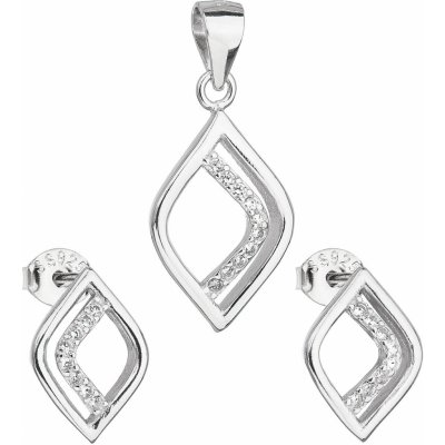 Pavona sada šperků se zirkonem v bílé barvě náušnice a přívěsek 19014.1 – Sleviste.cz