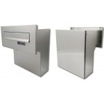 3MH s.r.o. Poštovní schránka do sloupku + čelní deska se jmenovkou - NEREZ ( provedení F-04 ) – Hledejceny.cz