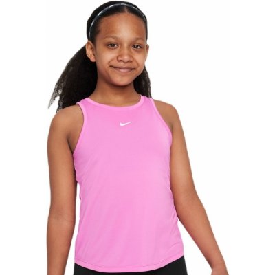 Nike Dri-Fit One Tank playful pink/white – Sleviste.cz