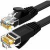 síťový kabel Ugreen NW102 Flat LAN Ethernet Cat6, 15m, černý