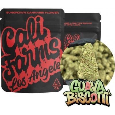 califarms Greenhouse Guava Biscotti CBD 10,57% THC 0,14% 1 g – Sleviste.cz