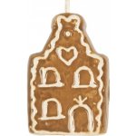 Clayre & Eef Závěsná ozdoba perníková chaloupka Gingerbread Cott - 4*4*6 cm – Hledejceny.cz