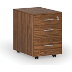 Primo Wood 3 zásuvky ořech – Hledejceny.cz