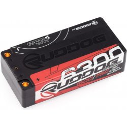 RUDDOG Racing Hi-Volt 6300mAh 150C/75C 7.6V Short Stick Pack EFRA