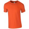 Pánské Tričko Gildan bavlněné tričko SOFTSTYLE oranžová